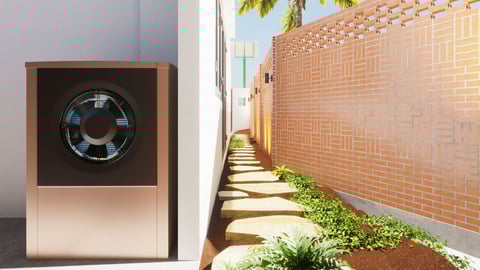 Pompa di calore come elemento di design, Woltair